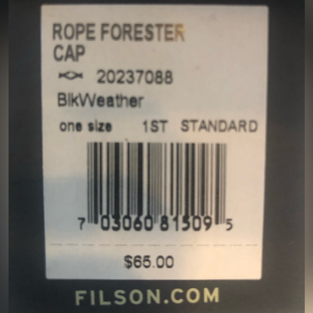 Filson Rope Forester Baseball Cap (For Men) - Picture 3 of 4